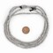 The Bead Chest Silver Flower Heishi Beads 4mm, Full Strand of Quality Metal Spacers for DIY Jewelry Design